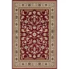 L'baiet Modern Indoor Rectangular Carpet, Pad, Mat Kalene Red Oriental 4' X 6' Rug