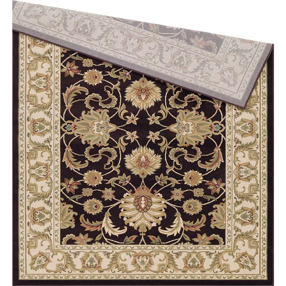 L'baiet Modern Indoor Rectangular Carpet, Pad, Mat Camilla Red Oriental 5' X 7' Rug 3 L'baiet Modern Indoor Rectangular Carpet, Pad, Mat Camilla Red Oriental 5' X 7' Rug - Image 3