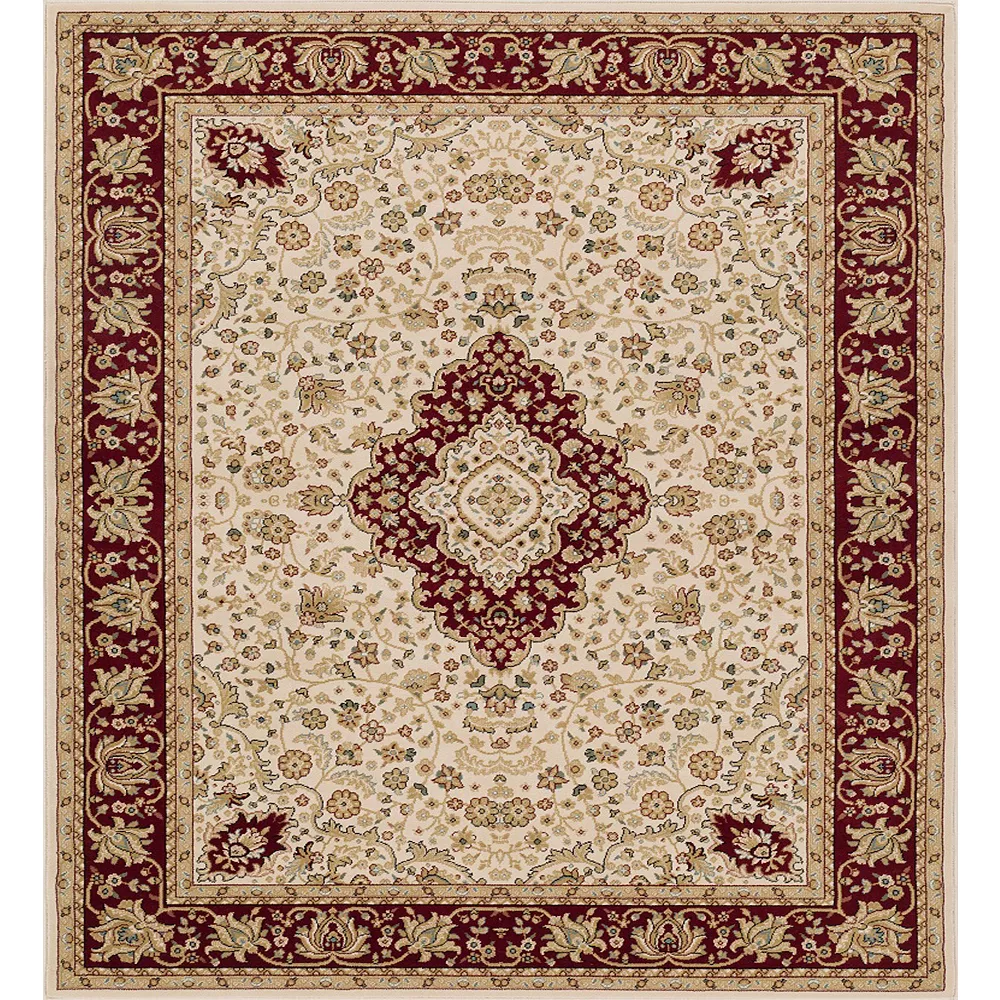 L'baiet Modern Indoor Rectangular Carpet, Pad, Mat Agatha Beige Oriental 5' X 7' Rug 1 L'baiet Modern Indoor Rectangular Carpet, Pad, Mat Agatha Beige Oriental 5' X 7' Rug