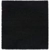 L'baiet Modern Indoor Rectangular Carpet, Pad, Mat Alora Black Shag 8' X 10' Rug