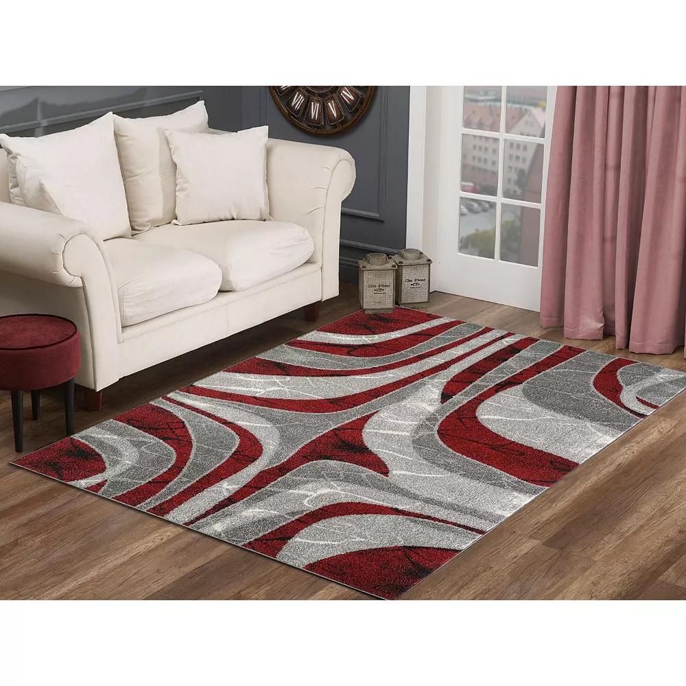 L'baiet Modern Indoor Rectangular Carpet, Pad, Mat Peni Multicolor Graphic 8' X 10' Rug 2 L'baiet Modern Indoor Rectangular Carpet, Pad, Mat Peni Multicolor Graphic 8' X 10' Rug - Image 2