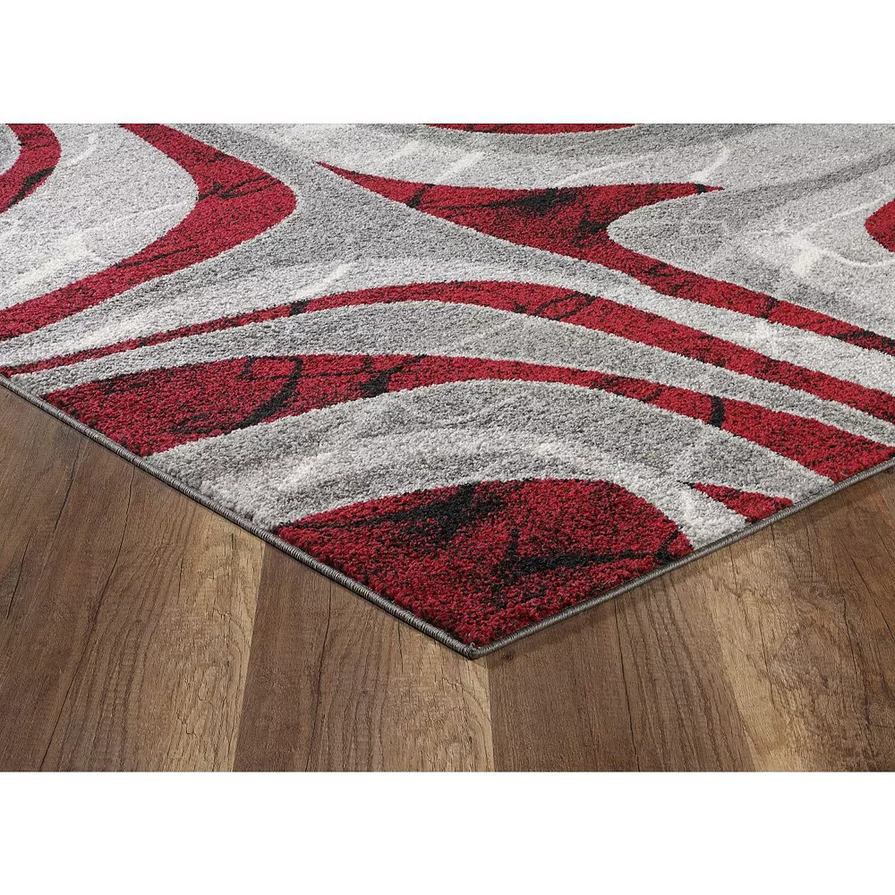 L'baiet Modern Indoor Rectangular Carpet, Pad, Mat Peni Multicolor Graphic 8' X 10' Rug 3 L'baiet Modern Indoor Rectangular Carpet, Pad, Mat Peni Multicolor Graphic 8' X 10' Rug - Image 3