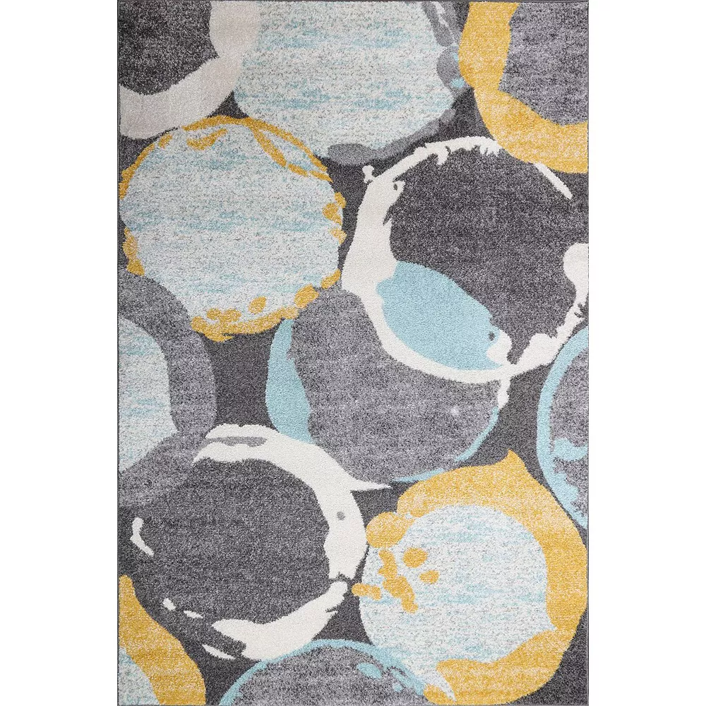 L'baiet Modern Indoor Rectangular Carpet, Pad, Mat Theodora Multicolor 5 Ft. X 7 Ft. Area Rug 1 L'baiet Modern Indoor Rectangular Carpet, Pad, Mat Theodora Multicolor 5 Ft. X 7 Ft. Area Rug