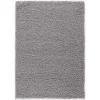 L'baiet Modern Indoor Rectangular Carpet, Pad, Mat Yara Grey Shag 2' X 6' Rug