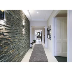 L'baiet Modern Indoor Rectangular Carpet, Pad, Mat Yara Grey Shag 2' X 6' Rug -Carpet Floor Shop 5849977 ALT3