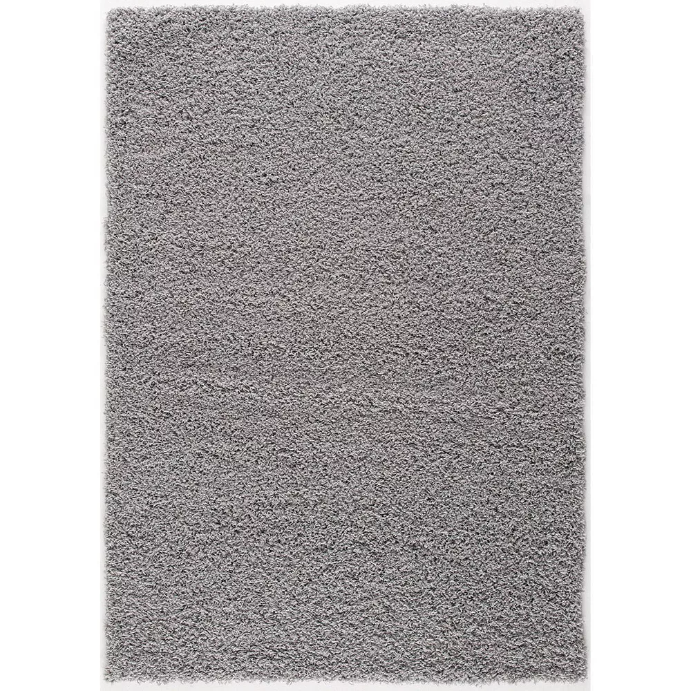 L'baiet Modern Indoor Rectangular Carpet, Pad, Mat Yara Grey Shag 4' X 6' Rug 1 L'baiet Modern Indoor Rectangular Carpet, Pad, Mat Yara Grey Shag 4' X 6' Rug