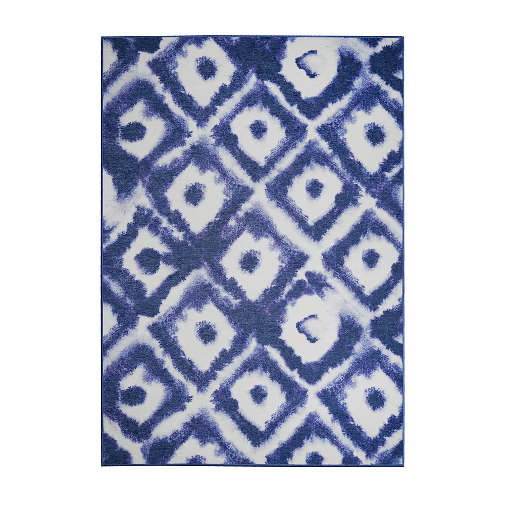 My Magic Carpet Shibori Machine Washable Rug 1 My Magic Carpet Shibori Machine Washable Rug