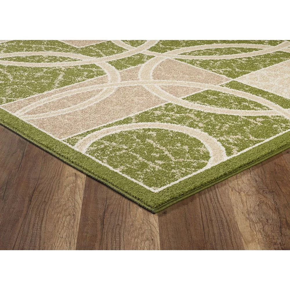 L'baiet Modern Indoor Rectangular Carpet, Pad, Mat Selena Multicolor Geometric 4' X 6' Rug 3 L'baiet Modern Indoor Rectangular Carpet, Pad, Mat Selena Multicolor Geometric 4' X 6' Rug - Image 3