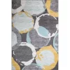 L'baiet Modern Indoor Rectangular Carpet, Pad, Mat Theodora Multicolor 4 Ft. X 6 Ft. Area Rug