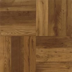 Armstrong Criswood Russet Oak 12 In. X 12 In. Residential Peel And Stick Vinyl Tile Flooring (45 Sq. Ft. / Case)