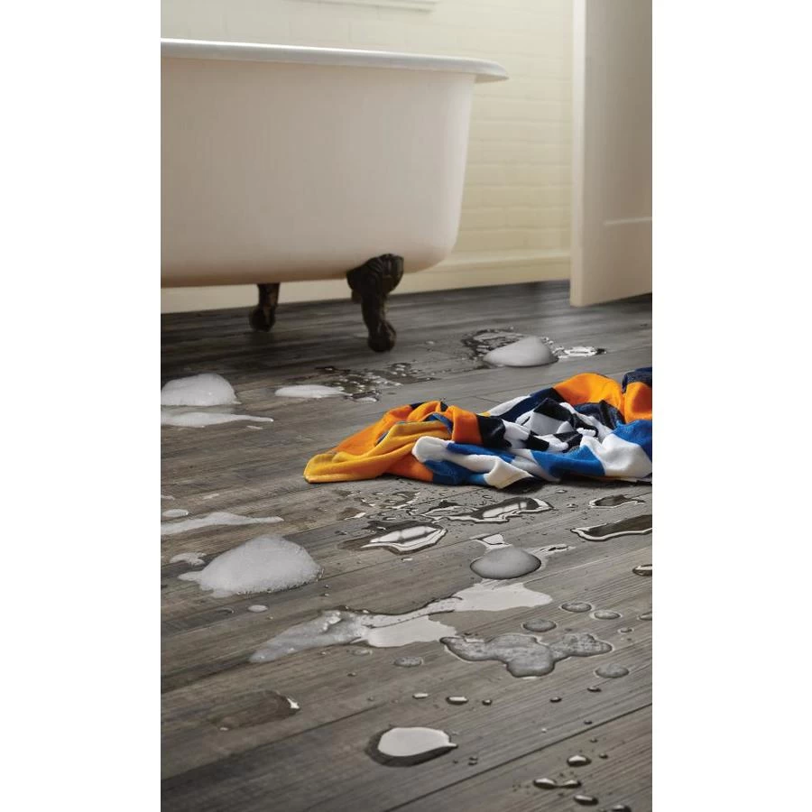 SMARTCORE 11-Piece 5-in X 48.03-in Carrolton Walnut Luxury Vinyl Plank Flooring 9 SMARTCORE 11-Piece 5-in X 48.03-in Carrolton Walnut Luxury Vinyl Plank Flooring - Image 9