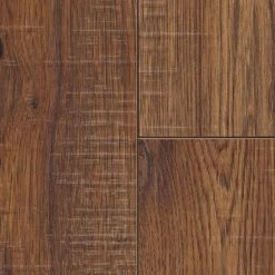 Home Decorators Collection Distressed Brown Hickory 12 Mm Thick X 6-1/4 In. Wide X 50-25/32 In. Length Laminate Flooring (15.45 Sq. Ft. / Case)