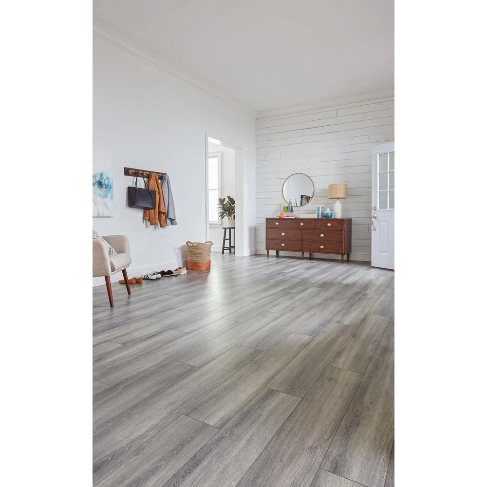 Home Decorators Collection Disher Oak 8mm Thick X 8.03 In. Wide X 47.64 In. Length Laminate Flooring (21.26 Sq. Ft. / Case) 2 Home Decorators Collection Disher Oak 8mm Thick X 8.03 In. Wide X 47.64 In. Length Laminate Flooring (21.26 Sq. Ft. / Case) - Image 2