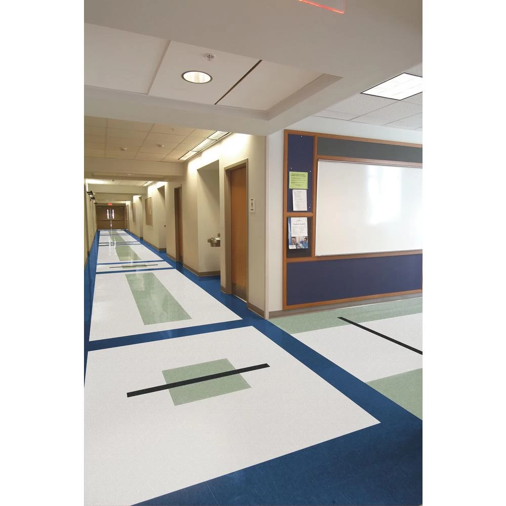 Armstrong Excelon Multi 12 In. X 12 In. Carnival White Vinyl Tile Flooring (45 Sq. Ft. / Case) 2 Armstrong Excelon Multi 12 In. X 12 In. Carnival White Vinyl Tile Flooring (45 Sq. Ft. / Case) - Image 2