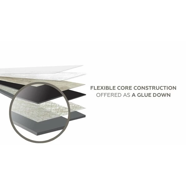 Daltile Bellant Woven Grey 18 In. X 18 In. Glue Down Luxury Vinyl Flooring, 16PK 8 Daltile Bellant Woven Grey 18 In. X 18 In. Glue Down Luxury Vinyl Flooring, 16PK - Image 8