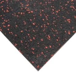 "Elephant Bark" Rubber Flooring - 3/16 In. X 4 Ft. X 10 Ft. - Red Dot -Carpet Floor Shop Grainger 03xx100xxWEBxxRD.Secondaryxx2