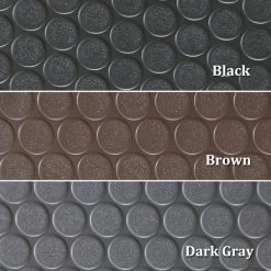 "Coin-Grip" Vinyl Flooring Roll - 2mm X 4ft X 11ft Roll - Brown -Carpet Floor Shop Grainger 03xx165.Secondaryxx3 4