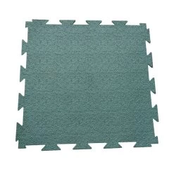 "Terra-Flex" Interlocking Rubber Mats - 1/4 X 24 X 24 In - 5 Pk - 2 Sqr/Ft - Green Flooring Tiles -Carpet Floor Shop Grainger 03xx188xxWEB10xxGR.Secondaryxx2