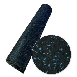 "Elephant Bark" Rubber Flooring - 3/8 In. X 4 Ft. X 9 Ft. - Blue Dot