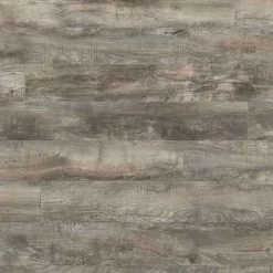 Basics Waterpoof Vinyl Plank Flooring In Seaweed Gray 25mm, 7.5 X 52 36.22 Sqft Carton