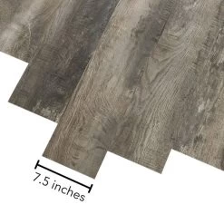 Basics Waterpoof Vinyl Plank Flooring In Seaweed Gray 25mm, 7.5 X 52 36.22 Sqft Carton 11 Basics Waterpoof Vinyl Plank Flooring In Seaweed Gray 25mm, 7.5 X 52 36.22 Sqft Carton -Carpet Floor Shop Mohawk20Industries20GA203070120GHB VFE06xx960xxDxxECOxxcc8718