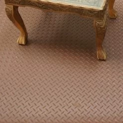 Goodyear Diamond-Plate Rubber Flooring -- 3.5mm X 36" X 6ft - Brown -Carpet Floor Shop RubberCal 03xx271xx36xxBN.Secondaryxx5 1
