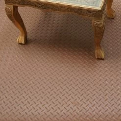 Goodyear Diamond-Plate Rubber Flooring -- 3.5mm X 36" X 8ft - Brown 15 Goodyear Diamond-Plate Rubber Flooring -- 3.5mm X 36" X 8ft - Brown -Carpet Floor Shop RubberCal 03xx271xx36xxBN.Secondaryxx5