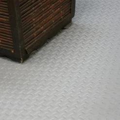 Goodyear Diamond-Plate Rubber Flooring -- 3.5mm X 36" X 8ft - Dark Gray 15 Goodyear Diamond-Plate Rubber Flooring -- 3.5mm X 36" X 8ft - Dark Gray -Carpet Floor Shop RubberCal 03xx271xx36xxDG.Secondaryxx5