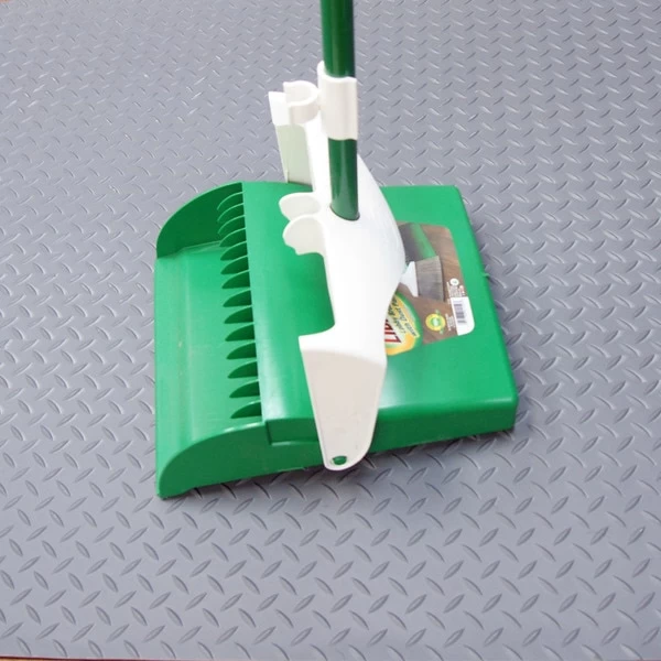 Goodyear Diamond-Plate Rubber Flooring -- 3.5mm X 36" X 10ft - Dark Gray 9 Goodyear Diamond-Plate Rubber Flooring -- 3.5mm X 36" X 10ft - Dark Gray - Image 9