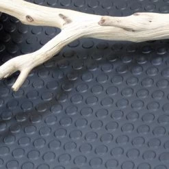 Goodyear Coin-Pattern Rubber Flooring -- 3.5mm X 36" X 10ft - Black -Carpet Floor Shop RubberCal 03xx273xx36xxBK.Secondaryxx3 1