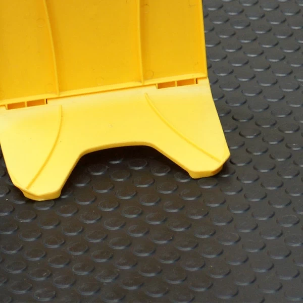 Goodyear Coin-Pattern Rubber Flooring -- 3.5mm X 36" X 25ft - Black 8 Goodyear Coin-Pattern Rubber Flooring -- 3.5mm X 36" X 25ft - Black - Image 8