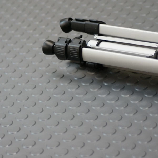 Goodyear Coin-Pattern Rubber Flooring -- 3.5mm X 36" X 25ft - Black 9 Goodyear Coin-Pattern Rubber Flooring -- 3.5mm X 36" X 25ft - Black - Image 9