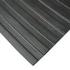 Rubber-Cal Corrugated Wide Rib 3 Ft. X 6 Ft. Black Rubber Flooring (18 Sq. Ft.)