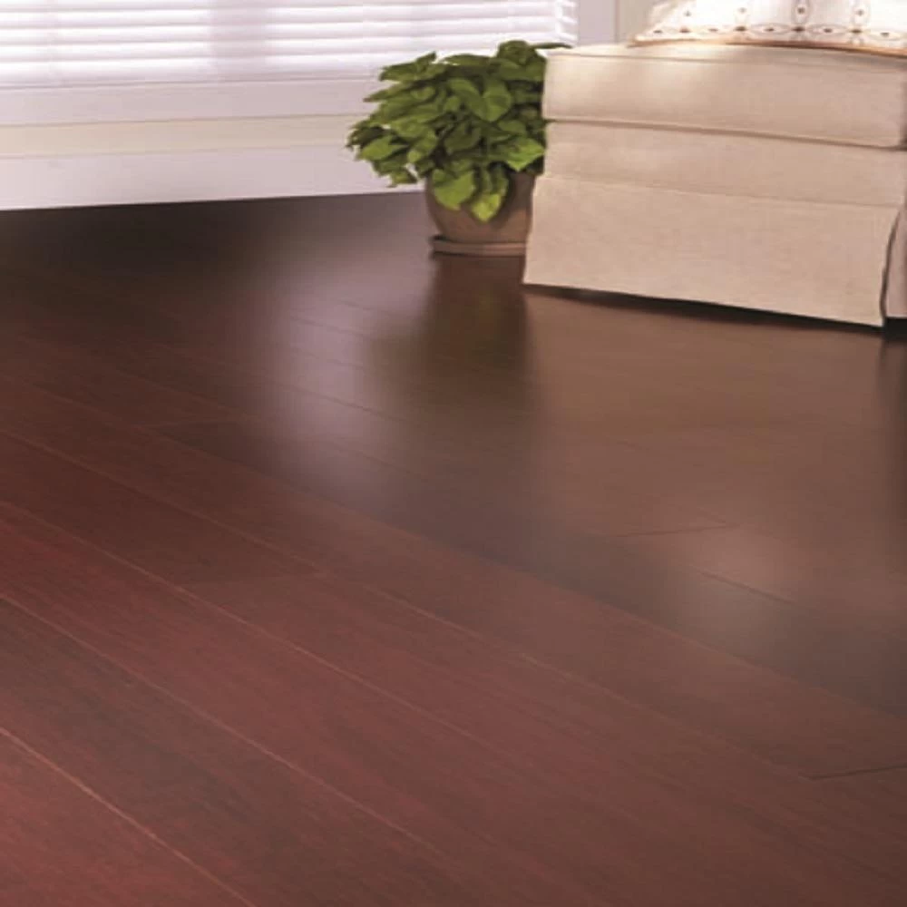 Home Decorators Collection Strand Woven Mahogany 3/8 In. T X 5-1/8 In. W X 72 In. L Engineered Click Bamboo Flooring 5 Home Decorators Collection Strand Woven Mahogany 3/8 In. T X 5-1/8 In. W X 72 In. L Engineered Click Bamboo Flooring - Image 5