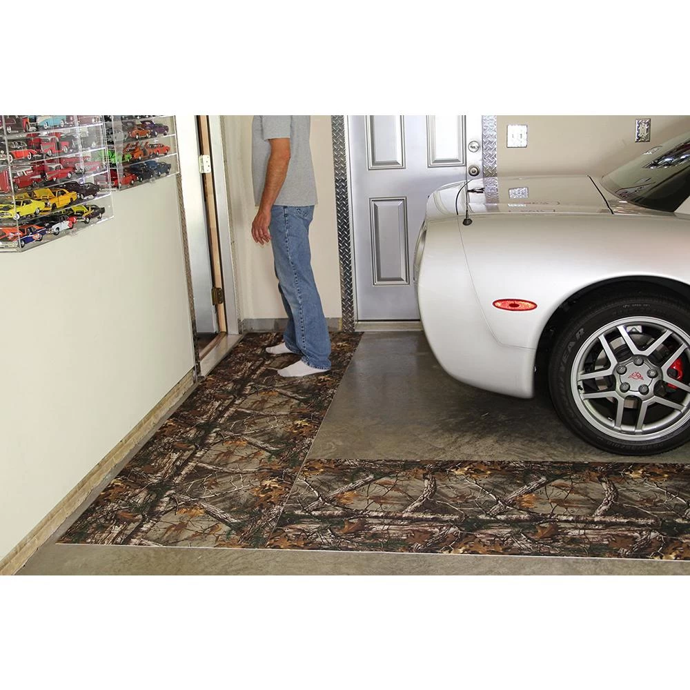 Armor All 2 Ft. 5 In. X 18 Ft. Realtree Green Commercial Polyester Garage Flooring 2 Armor All 2 Ft. 5 In. X 18 Ft. Realtree Green Commercial Polyester Garage Flooring - Image 2