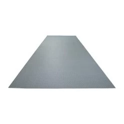 Armor All 2 Ft. 5 In. X 18 Ft. Diamond Plate Grey Commercial Polyester Garage Flooring