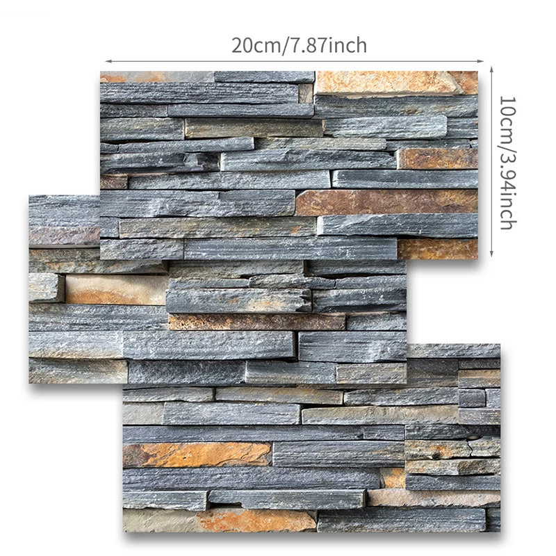 Self-Adhesive Vinyl Flooring Tiles Waterproof Peel And Stick Tiles Wall Stickers For Home Decor,Gray Wood Grain 3 Self-Adhesive Vinyl Flooring Tiles Waterproof Peel And Stick Tiles Wall Stickers For Home Decor,Gray Wood Grain - Image 3