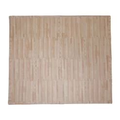 206996596 Soft EVA Foam Mat Flooring Tiles, Oak Wood Print, 16 PC, 12" X 12", 16 Sq. Ft.
