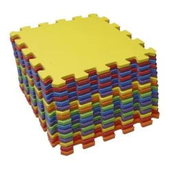 206996596 Soft EVA Foam Mat Flooring Tiles, Multicolor, 16 PC, 12" X 12", 16 Sq. Ft. -Carpet Floor Shop e9ff0377c245d2db8f249a113e5ab2dd 1800x1800