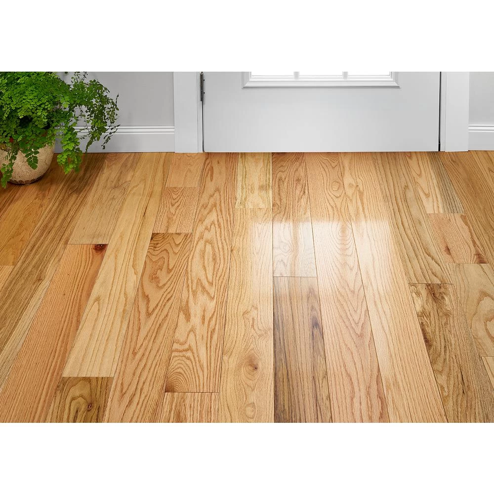 Bruce Plano Oak Country Natural 3/4 In. Thick X 5 In. Wide X Varying Length Solid Hardwood Flooring (23.5 Sq. Ft. / Case) 2 Bruce Plano Oak Country Natural 3/4 In. Thick X 5 In. Wide X Varying Length Solid Hardwood Flooring (23.5 Sq. Ft. / Case) - Image 2